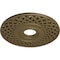 Ekena Millwork Robin Ceiling Medallion (Canopies up to 6 1/4"), 22 1/4"OD x 4 3/4"ID x 1 1/4"P, Mississippi Mud CM22RBMMF - alternate 2